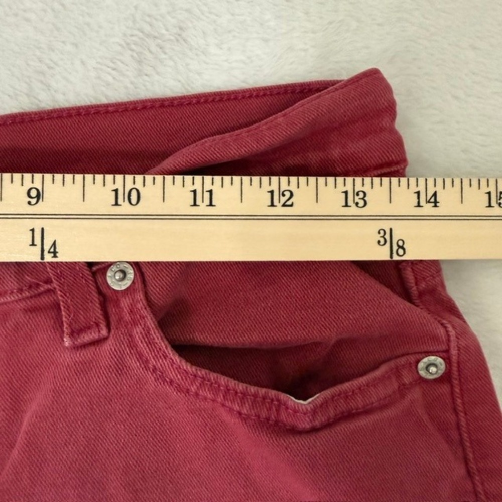 Vintage 1994 Levi's 512 High Waisted Jeans Error Mis-tab Upside Down USA Made 6 - Picture 10 of 14